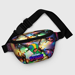 Поясная сумка BRAWL STARS НОВОГОДНИЙ, цвет: 3D-принт — фото 2