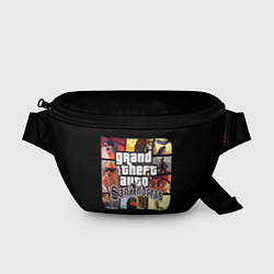 Поясная сумка GTA SA, цвет: 3D-принт
