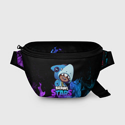 Поясная сумка Brawl Stars LEON SHARK, цвет: 3D-принт