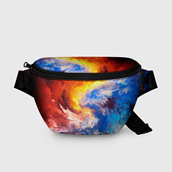 Поясная сумка Краски, цвет: 3D-принт