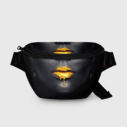Поясная сумка Мода: Губы, цвет: 3D-принт