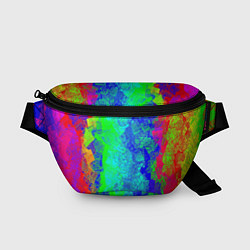 Поясная сумка Красочная текстура, цвет: 3D-принт