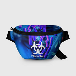 Поясная сумка PLAGUE INC, цвет: 3D-принт