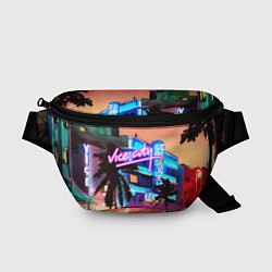 Поясная сумка GTA: VICE CITY, цвет: 3D-принт