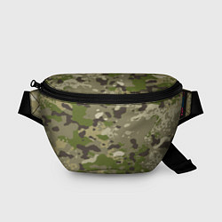 Поясная сумка Камуфляж: болотный, цвет: 3D-принт