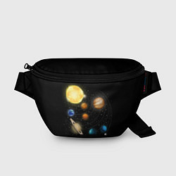 Поясная сумка Солнечная Система, цвет: 3D-принт