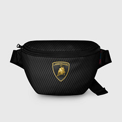 Поясная сумка Lamborghini logo n carbone