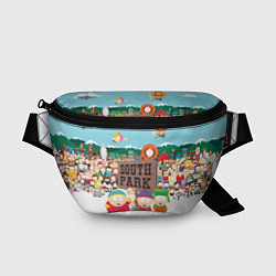 Поясная сумка Южный Парк, цвет: 3D-принт