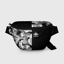 Поясная сумка Пограничные Войска камуфляж, цвет: 3D-принт