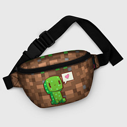 Поясная сумка Minecraft Creeper, цвет: 3D-принт — фото 2