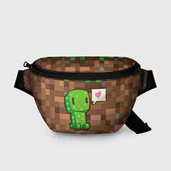 Поясная сумка Minecraft Creeper, цвет: 3D-принт