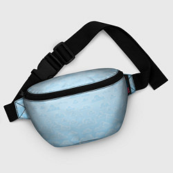 Поясная сумка Очень светлые голубые облака, цвет: 3D-принт — фото 2