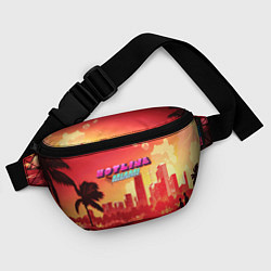 Поясная сумка HOTLINE MIAMI, цвет: 3D-принт — фото 2
