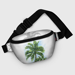 Поясная сумка Пальмы над головой, цвет: 3D-принт — фото 2