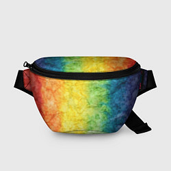 Поясная сумка Разноцветный акварель градиент