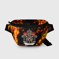Поясная сумка Fire Biker Z, цвет: 3D-принт