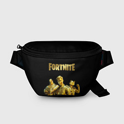 Поясная сумка FORTNITE GOLD SQUAD, цвет: 3D-принт