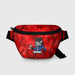 Поясная сумка BRAWL STARS CROW ВОРОН, цвет: 3D-принт