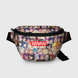 Поясная сумка SENPAI СЕНПАЙ, цвет: 3D-принт