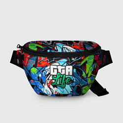 Поясная сумка GTA LIFE, цвет: 3D-принт