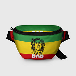 Поясная сумка Bob Marley, цвет: 3D-принт