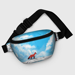Поясная сумка Лиса и небеса, цвет: 3D-принт — фото 2