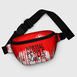Поясная сумка Normal People Scare Me, цвет: 3D-принт — фото 2