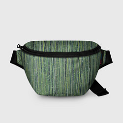 Поясная сумка Зеленый бамбук, цвет: 3D-принт