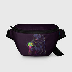 Поясная сумка Медуза и космонавт, цвет: 3D-принт