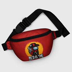 Поясная сумка Red Is The Impostor, цвет: 3D-принт — фото 2