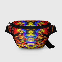 Поясная сумка Батик Краски, цвет: 3D-принт