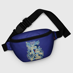 Поясная сумка Девушка с черепами, цвет: 3D-принт — фото 2