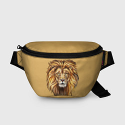 Поясная сумка Рождённый быть львом, цвет: 3D-принт