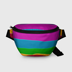 Поясная сумка Разноцветные полоски