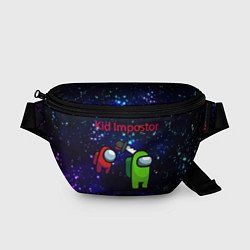 Поясная сумка Among us Impostor, цвет: 3D-принт
