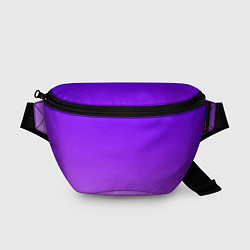 Поясная сумка Фиолетовый космос, цвет: 3D-принт