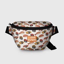 Поясная сумка I love sushi Я люблю суши