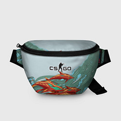 Поясная сумка CS:GO Aquamarine Revenge Аквамариновая Месть, цвет: 3D-принт