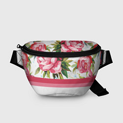 Поясная сумка Нежные Розы, цвет: 3D-принт