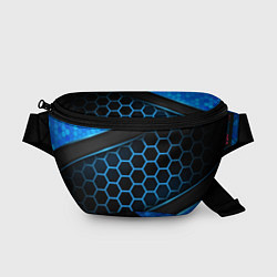 Поясная сумка 3D luxury blue 3Д СОТЫ и плиты, цвет: 3D-принт