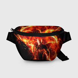 Поясная сумка Данте в огне, цвет: 3D-принт