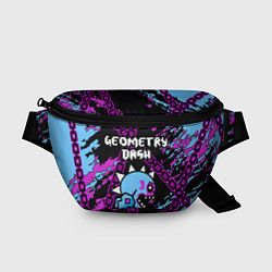 Поясная сумка Geometry Dash, цвет: 3D-принт