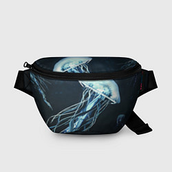 Поясная сумка Рисунок медуза, цвет: 3D-принт