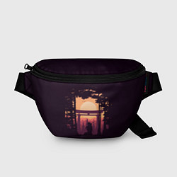 Поясная сумка Ниндзя в одиночестве, цвет: 3D-принт