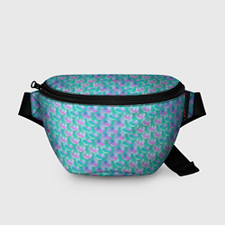 Поясная сумка Чешуя Хвост русалки, цвет: 3D-принт