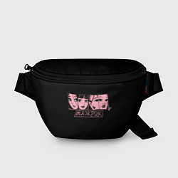 Поясная сумка Black Pink Art, цвет: 3D-принт