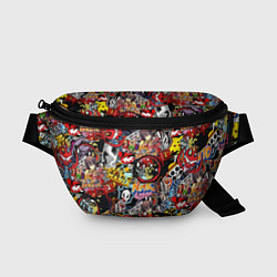 Поясная сумка Логотипы Аниме Мультиков, цвет: 3D-принт