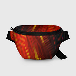 Поясная сумка Red sport style, цвет: 3D-принт