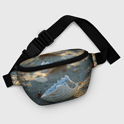 Поясная сумка Морская ракушка, цвет: 3D-принт — фото 2