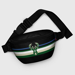 Поясная сумка Milwaukee Bucks форма Statement Edition, цвет: 3D-принт — фото 2